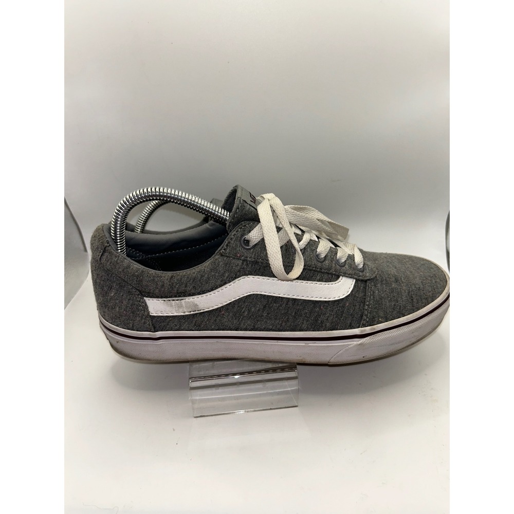 Vans Ward Low Top Heathered Grey Jersey Skate Shoes Womens 9 Mens 7.5 - Picture 9 of 11
